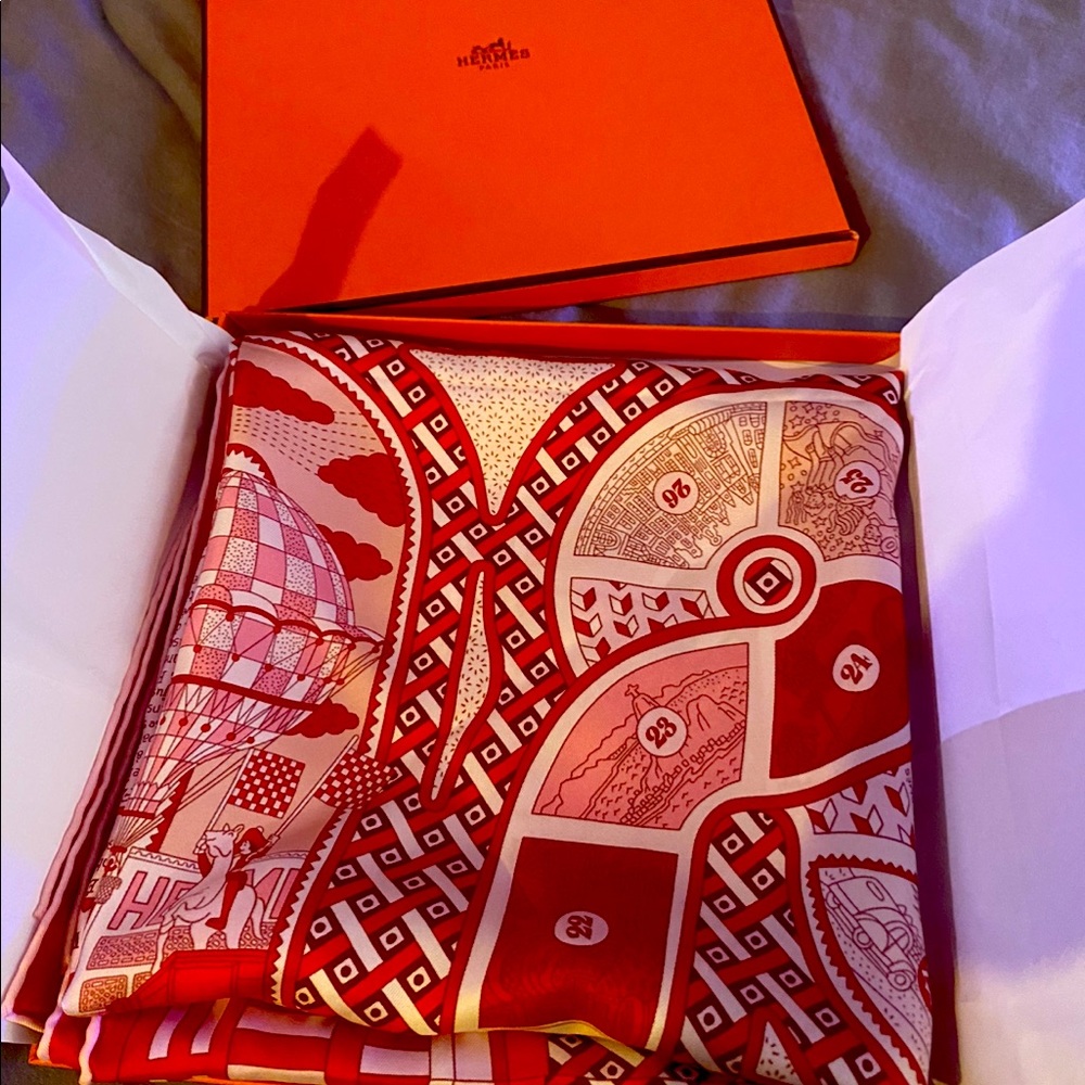 Hermès Le Tour Du Monde Silk Scarf / Artwork